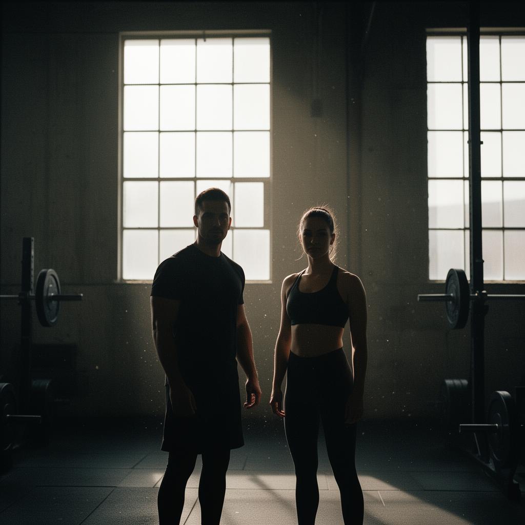 Dyma athletes training in the gym